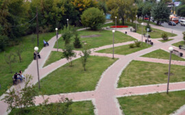 В Красноярске завершается работа по благоустройству скверов