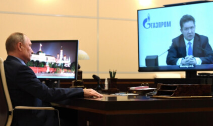 Состоялась рабочая встреча Владимира Путина и Алексея Миллера